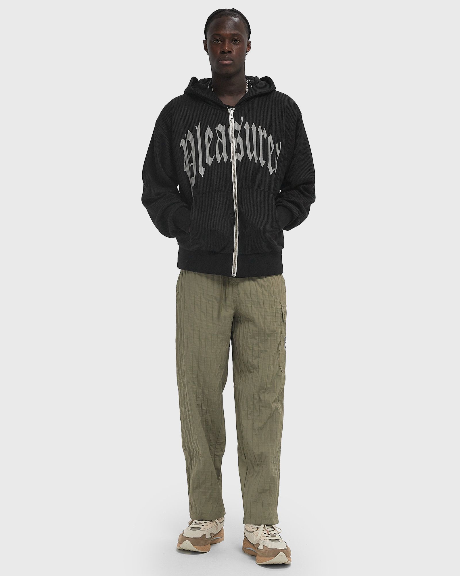 TWITCH KNITTED ZIP HOODIE