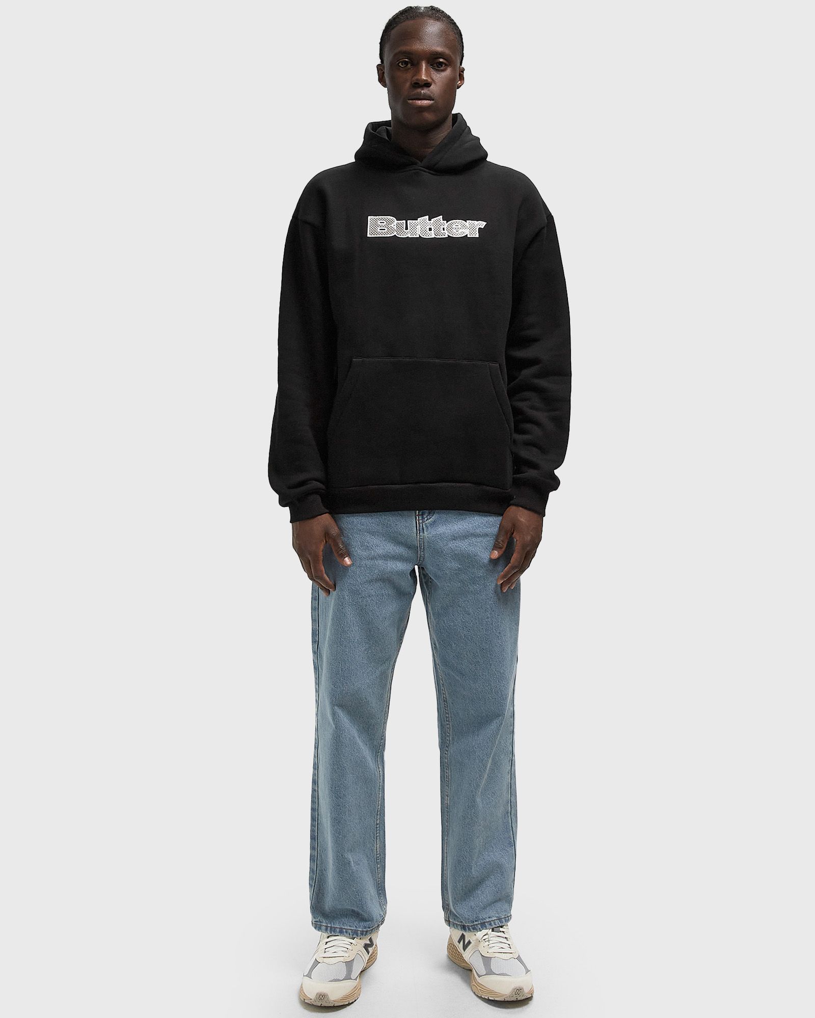 Textured Logo Pullover Hood