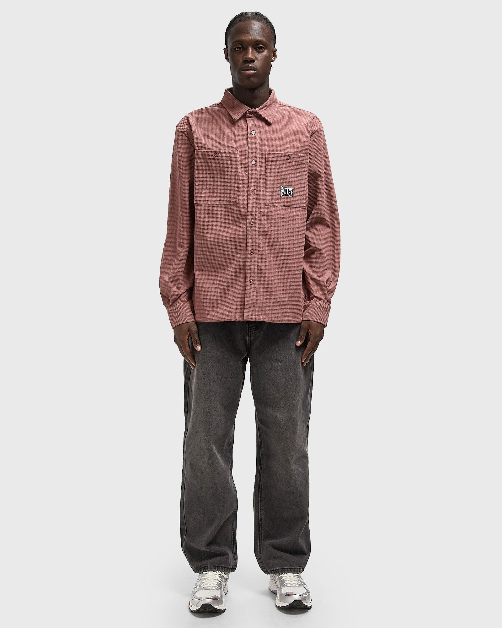 Grid Cord Overshirt