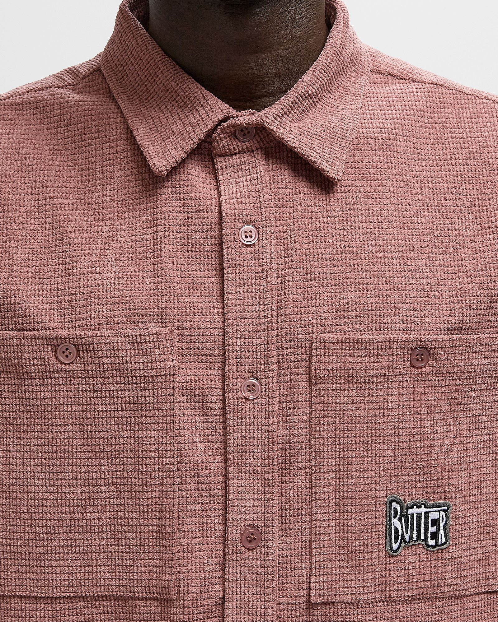 Grid Cord Overshirt