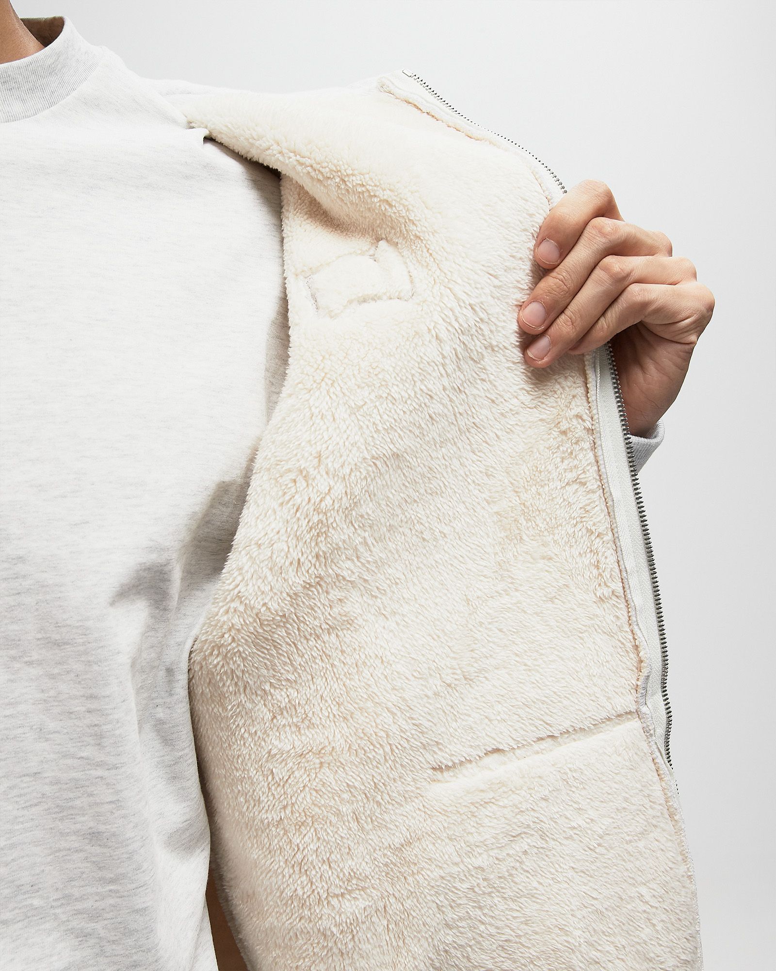 Pile Lined Zip-Thru Hood