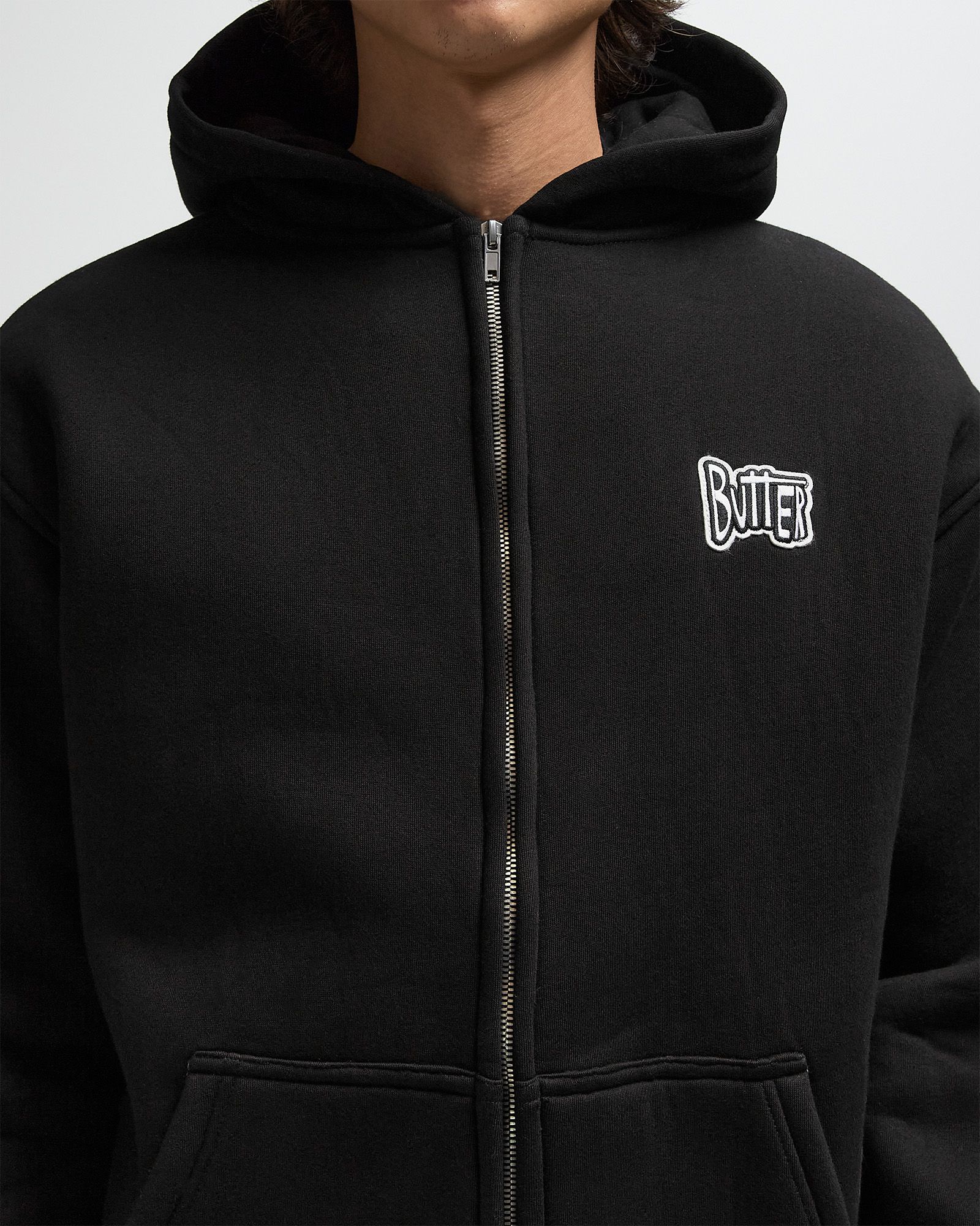 Pile Lined Zip-Thru Hood