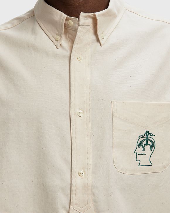 X BROOKS BROTHERS Half Placket Oxford Button Up