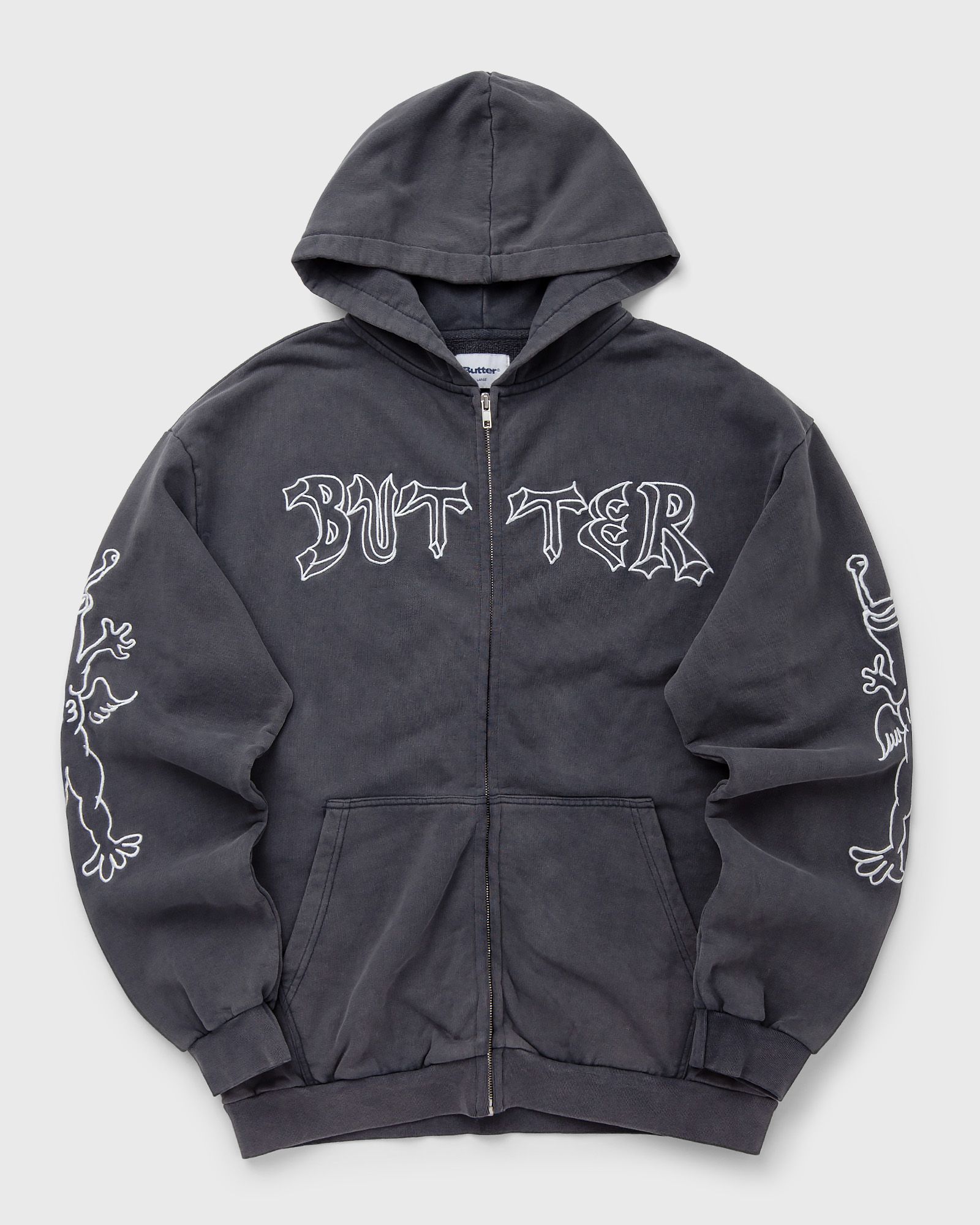 Butter Goods Butter Goods X Daniel Johnston Thirteen Zip-Thru Hood in blue