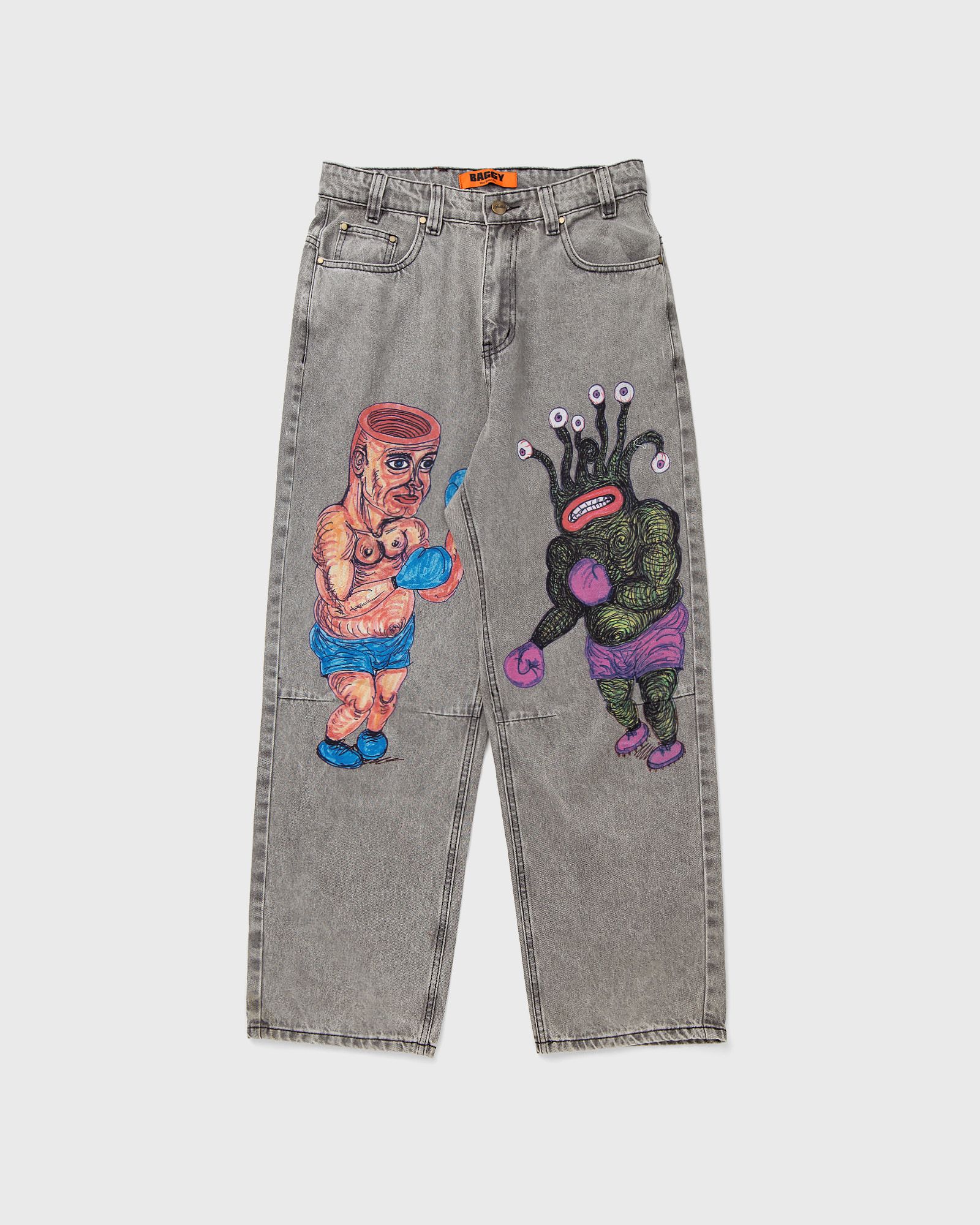Butter Goods Butter Goods X Daniel Johnston Boxing Denim Jeans in grey