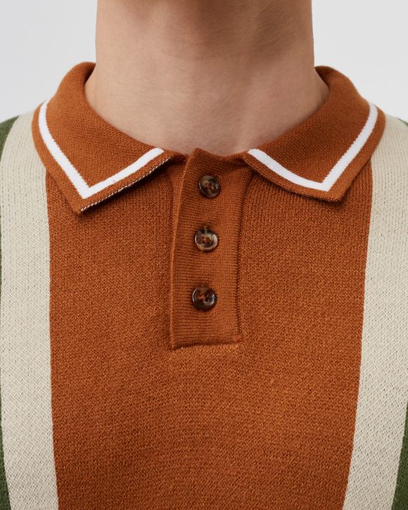 Butter Goods Bowler Knit Sweater Brown - BROWN