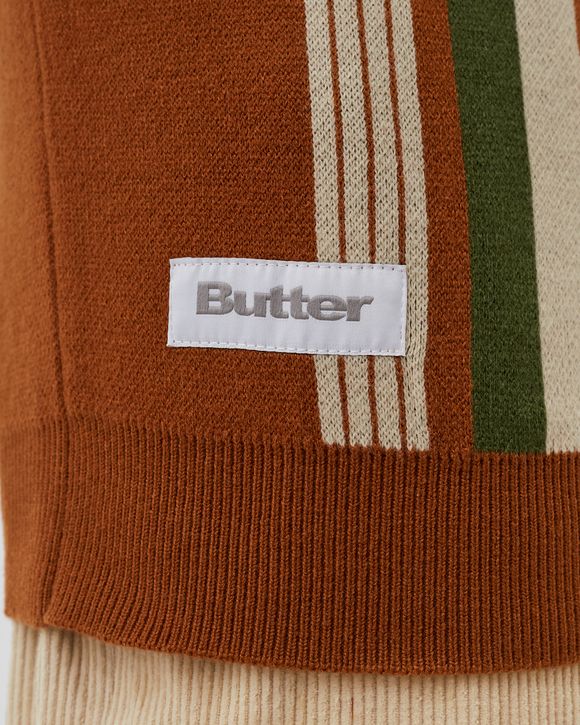 Butter Goods Bowler Knit Sweater Brown | BSTN Store