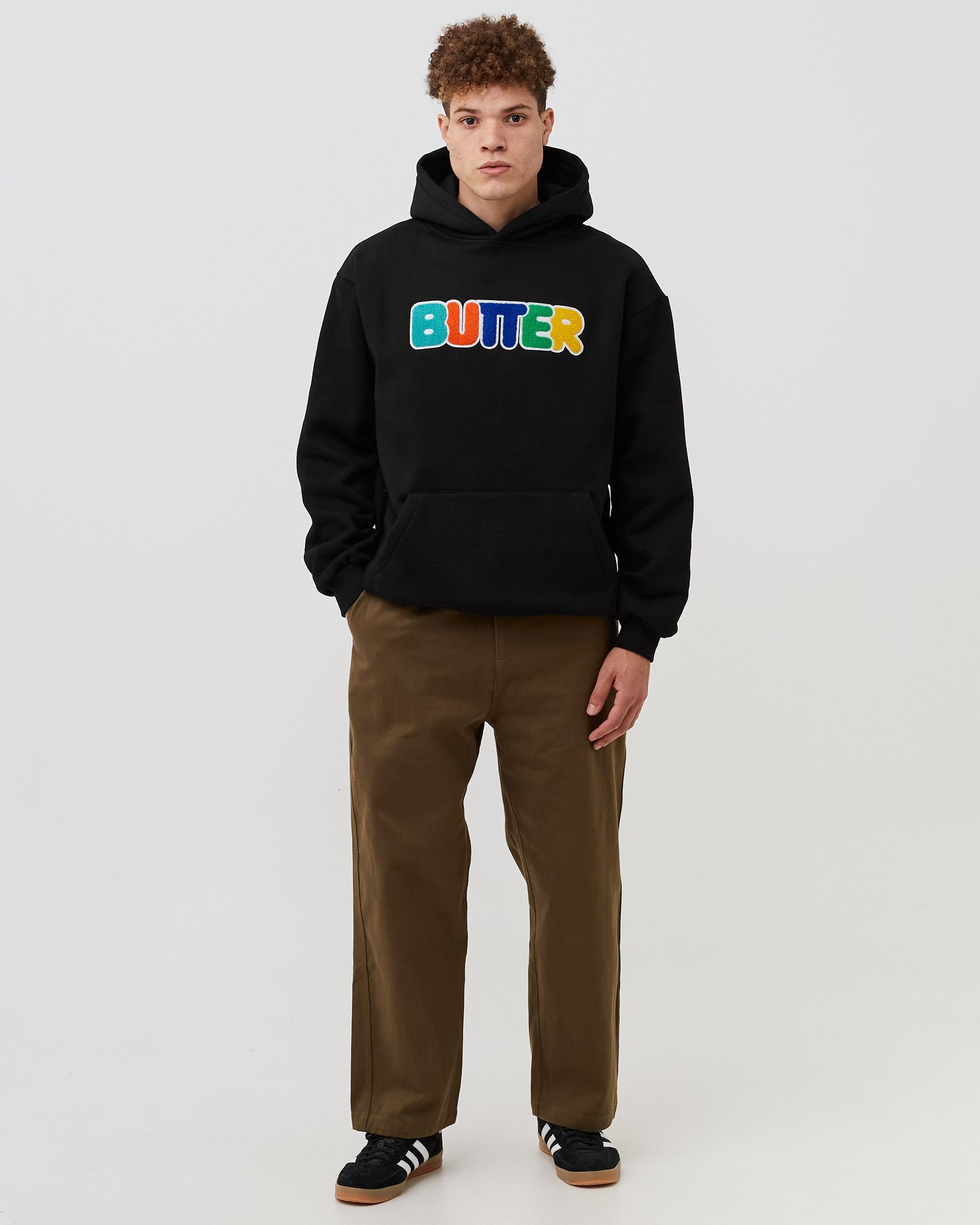 Rounded Chenille Applique Hoodie