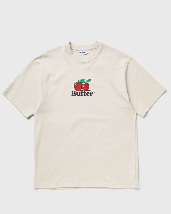 Butter Goods APPLES LOGO TEE White - CREAM