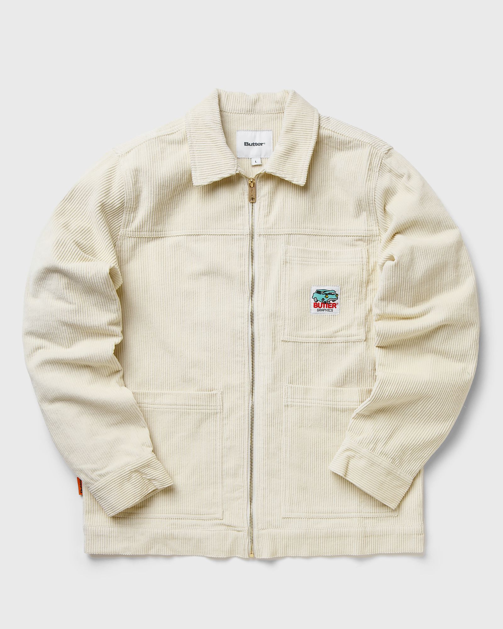 HIGH WALE CORD ZIP THRU OVERSHIRT