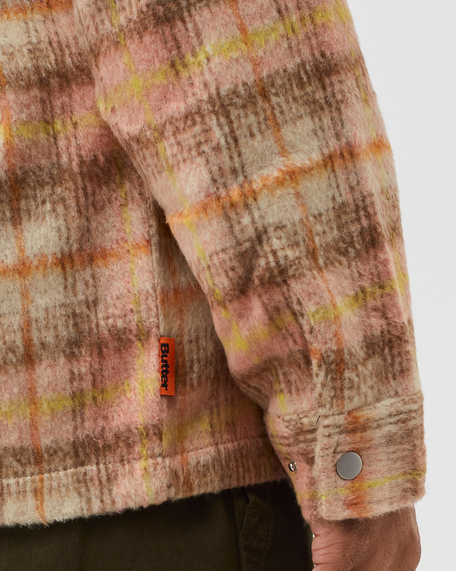 PLAID FLANNEL ZIP THRU SHIRT