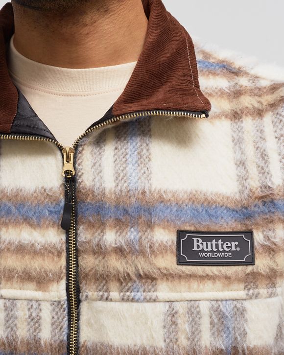 HAIRY PLAID LODGE JACKET