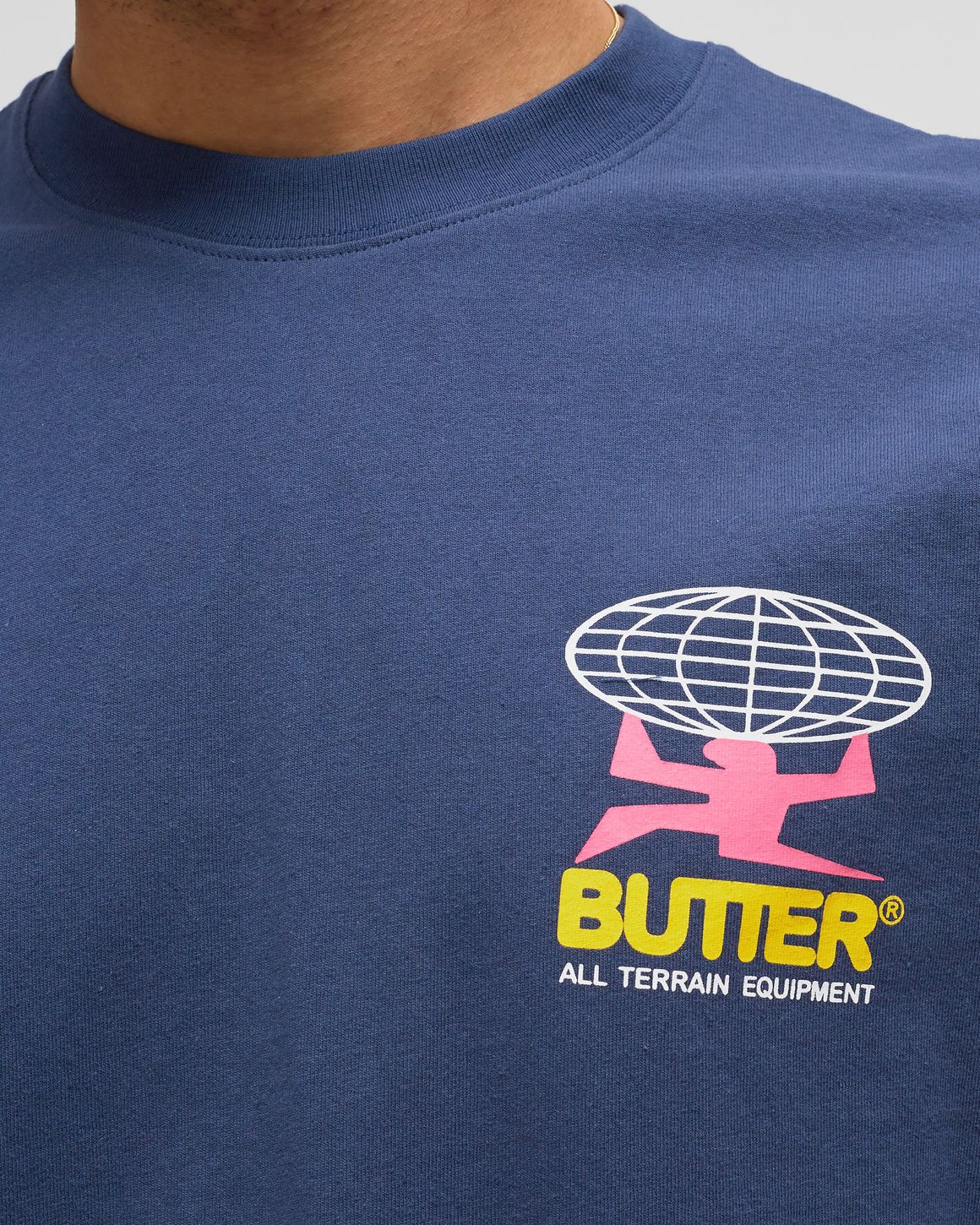 Butter Goods ALL TERRAIN TEE Blue | BSTN Store