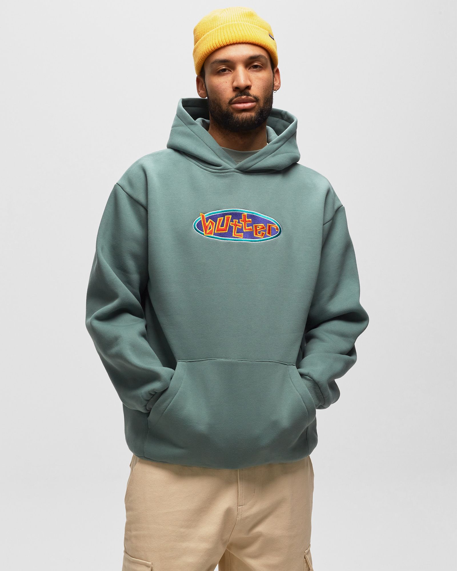 Scattered Embroidered Pullover Hood