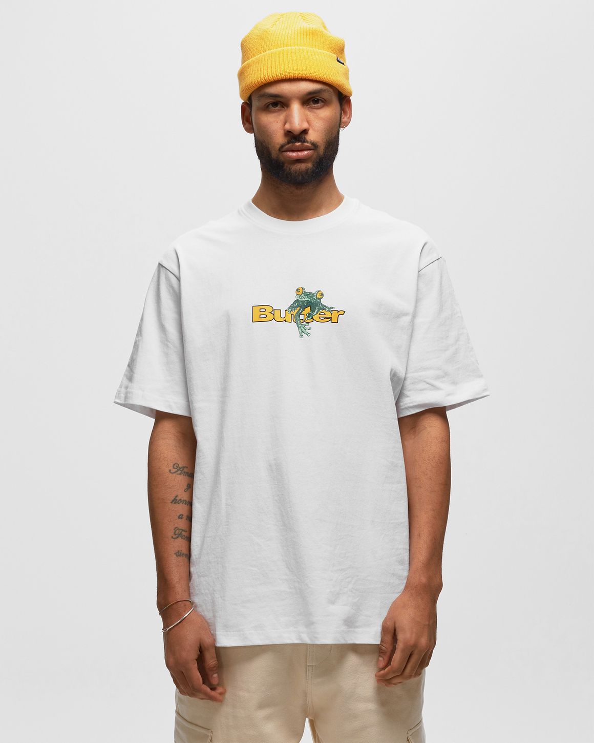 butter goods frog ジップfuckthisindustry Fuck this Industry x Frog T-Shirt (White) – frog skateboards