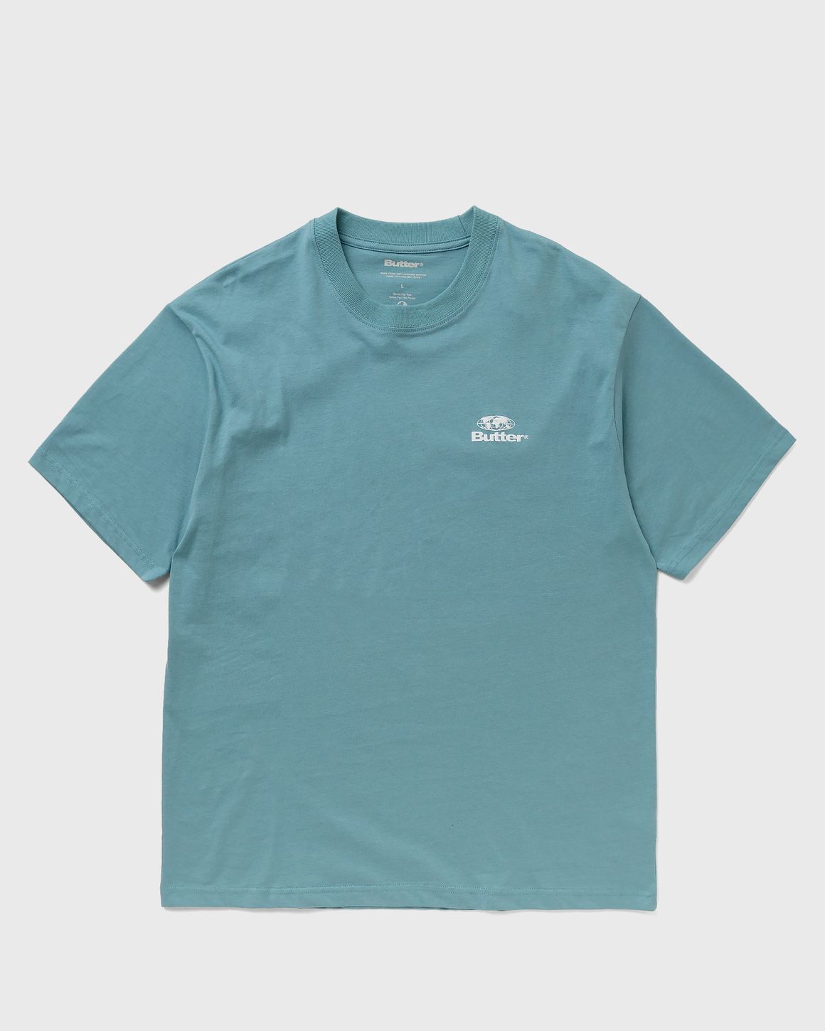 【BUTTER GOODS】 Organic Tee : Powder Blue Butter Goods Organic Tee Blue | BSTN Store