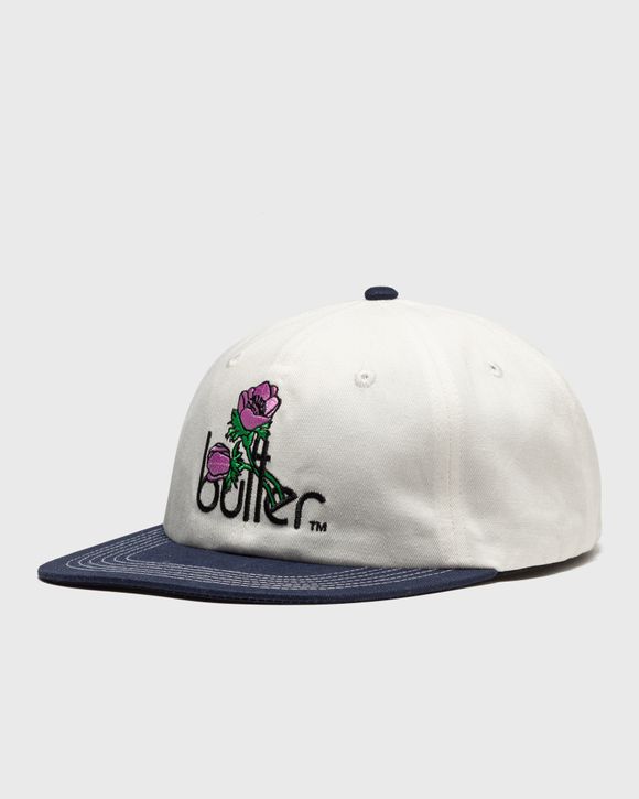 Butter Goods Windflowers 6 Panel Cap White | BSTN Store