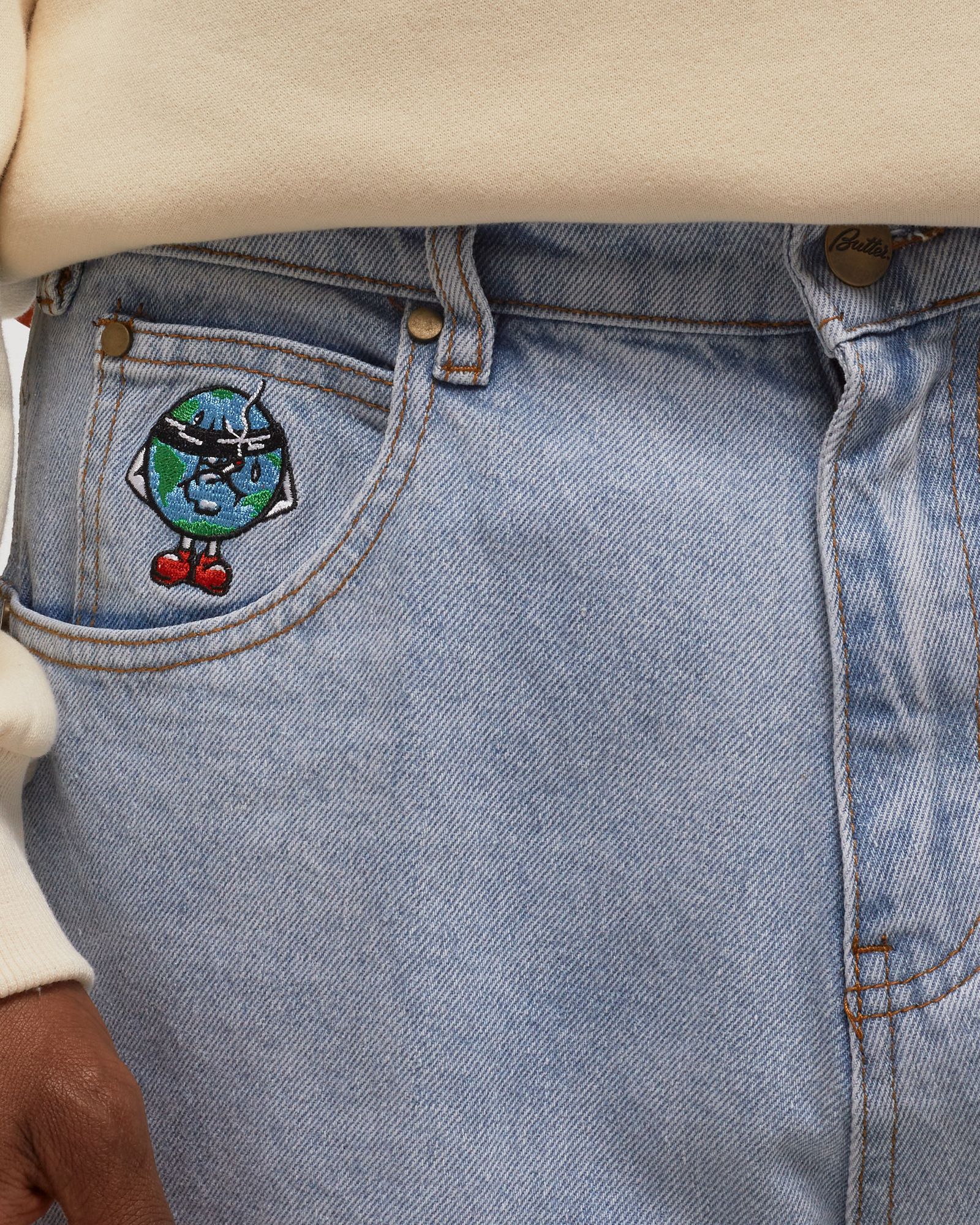 Blindfold Denim Pants