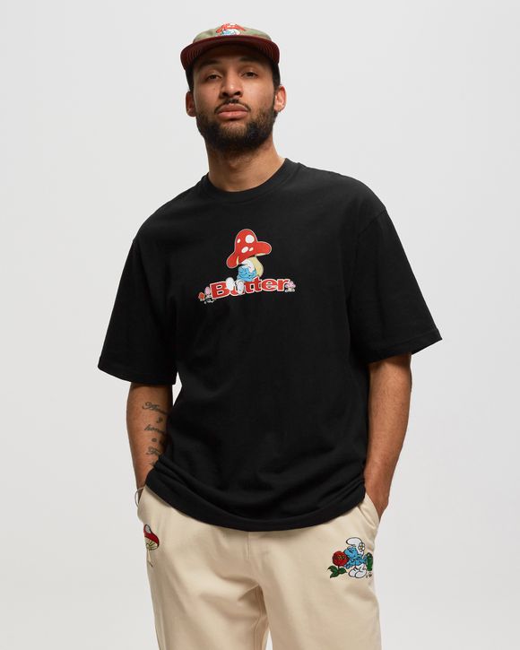 【BUTTER GOODS】 LAZY LOGO TEE (BLACK) Butter Goods Lazy Logo Tee Black | BSTN Store