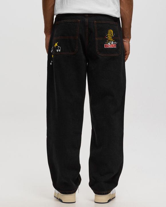 Butter Goods Harmony Denim Pants Black | BSTN Store