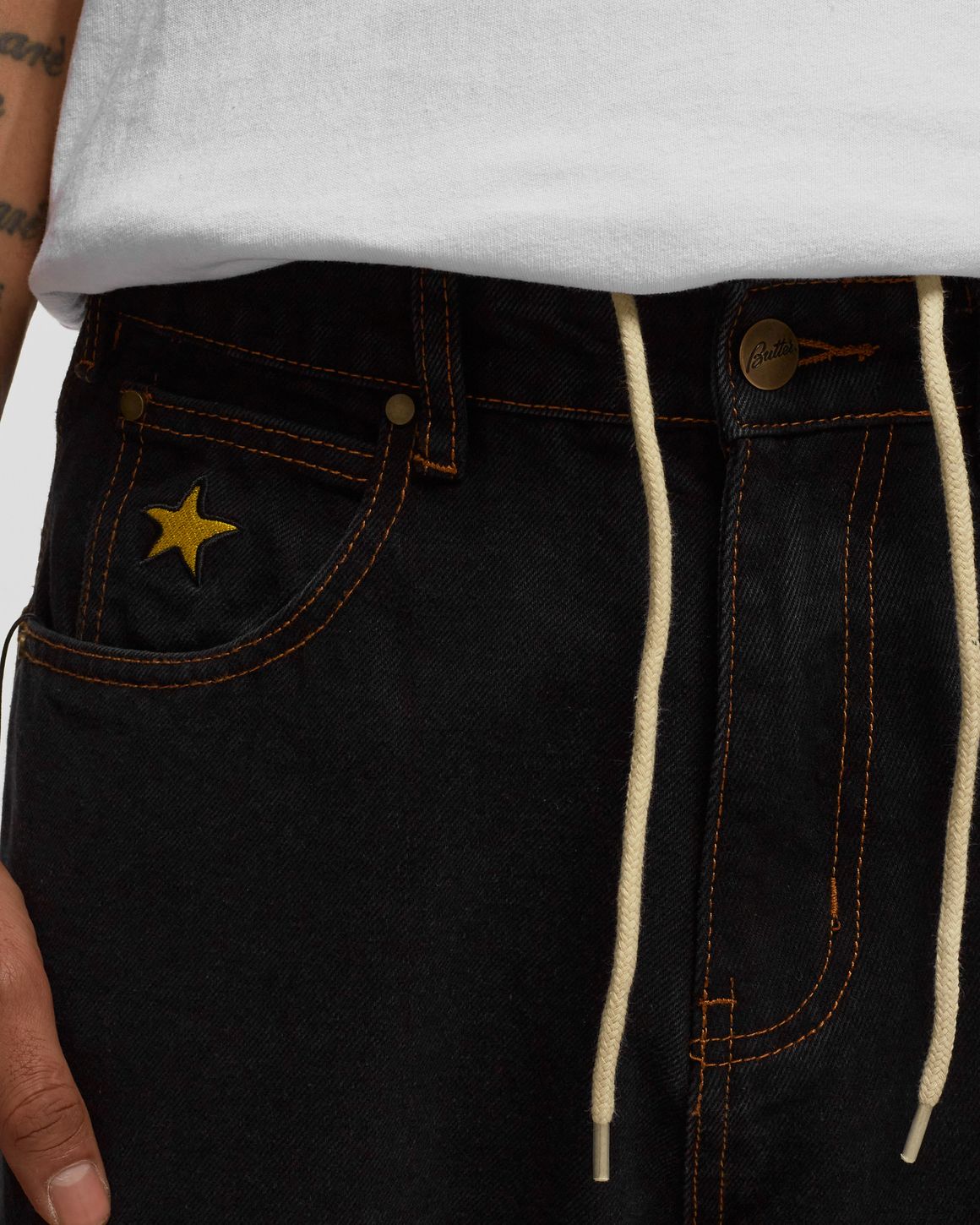【BUTTER GOODS】 HARMONY TEE DENIM BUTTER GOODS】 HARMONY TEE (DENIM) BUTTER GOODS Harmony Tee