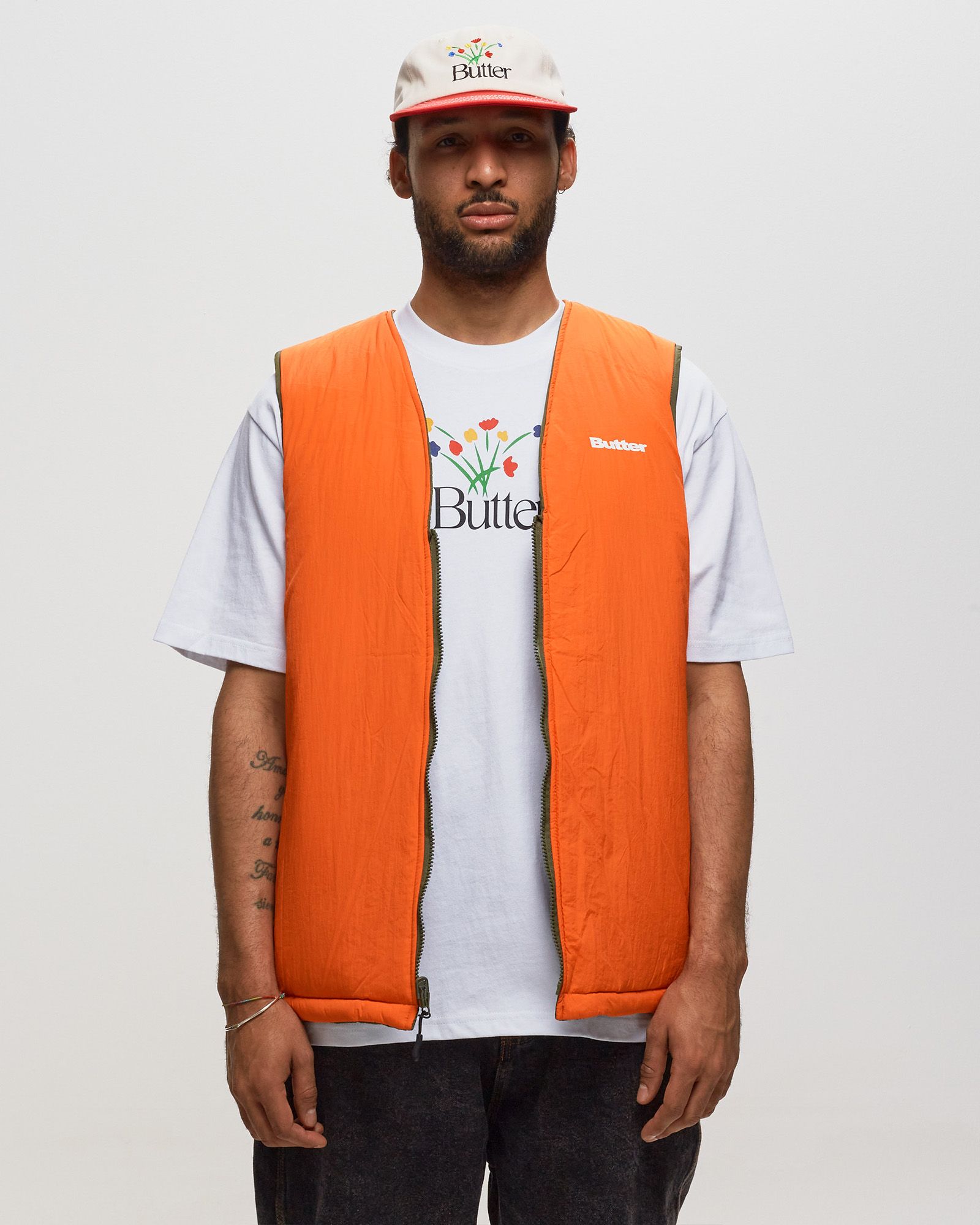 Chainlink Reversible Puffer Vest