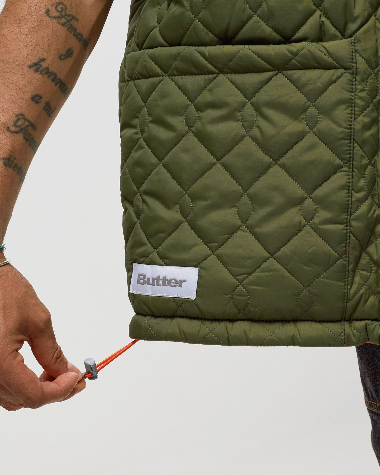 Chainlink Reversible Puffer Vest