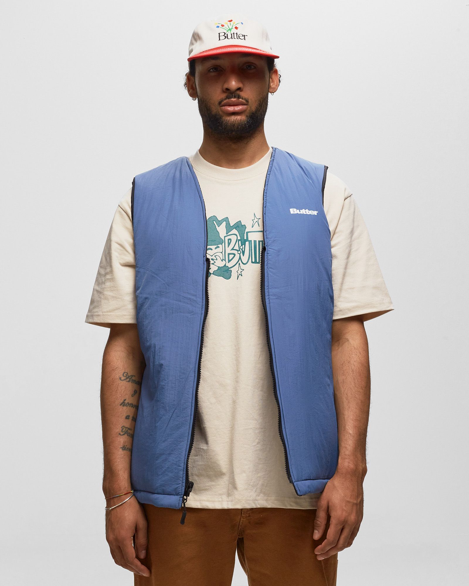 Chainlink Reversible Puffer Vest