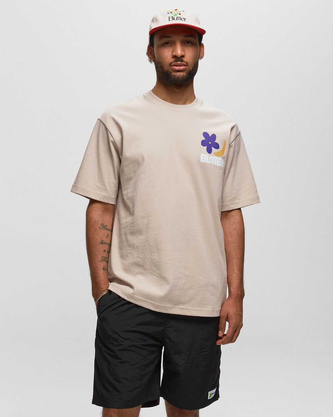 Butter Goods Simple Materials Tee Brown | BSTN Store