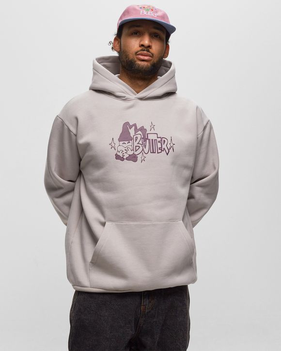 Butter Goods Wizard Pullover Hood Grey - CEMENT