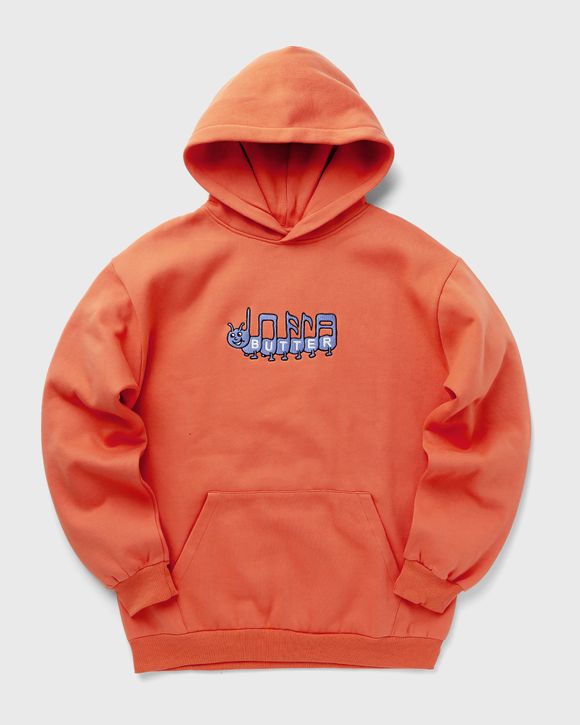 Butter Goods Caterpillar Embroidered Pullover Hood Orange | BSTN Store