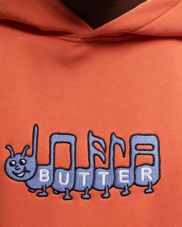 Caterpillar Embroidered Pullover Hood