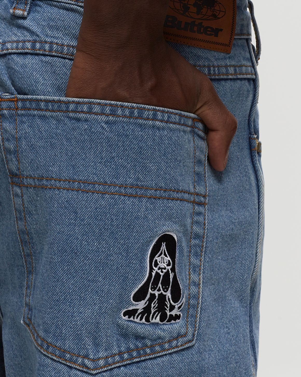 Butter Goods Hound Denim Jeans Blue | BSTN Store