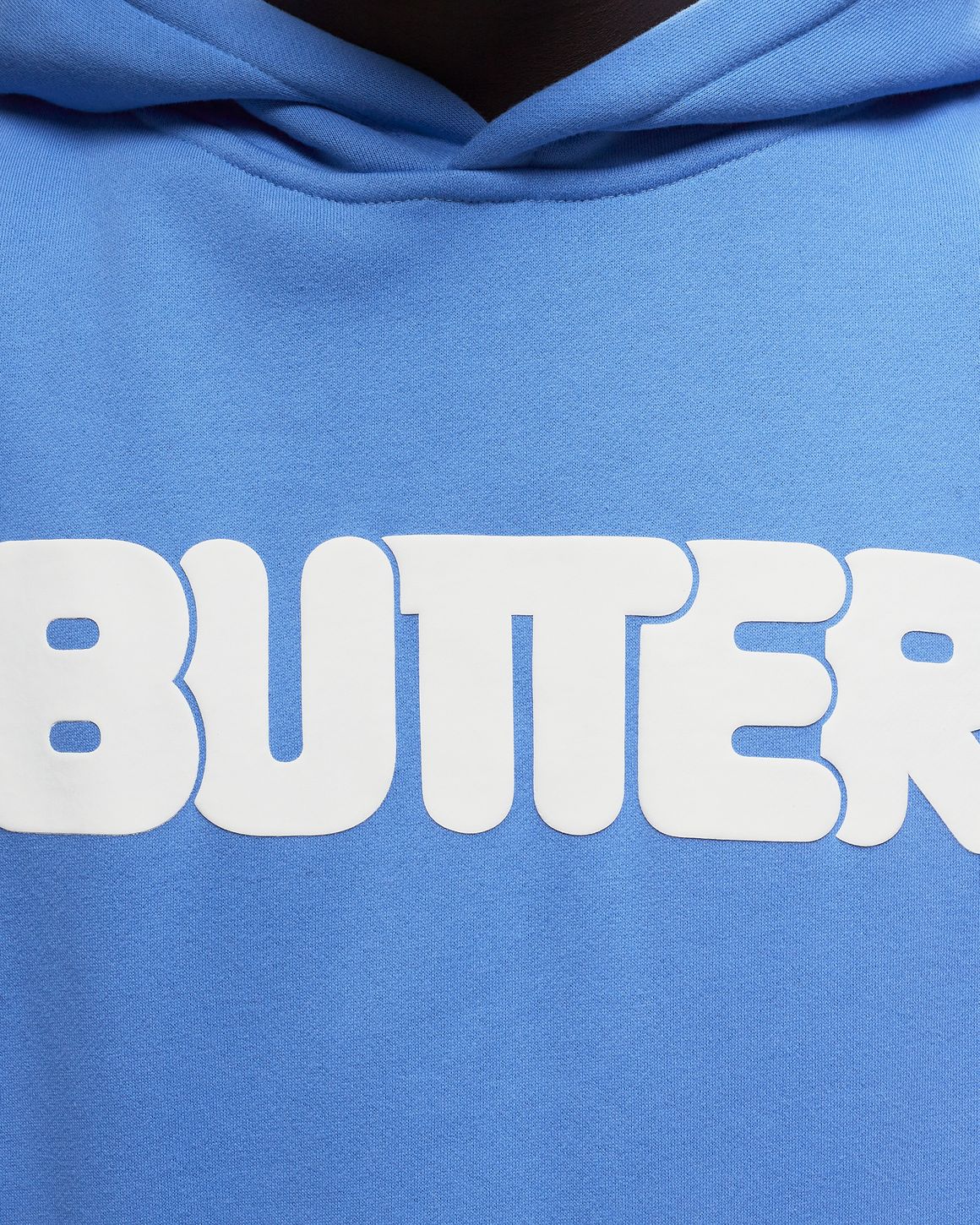 Butter Goods Rounded Logo Pullover Hood Blue | BSTN Store