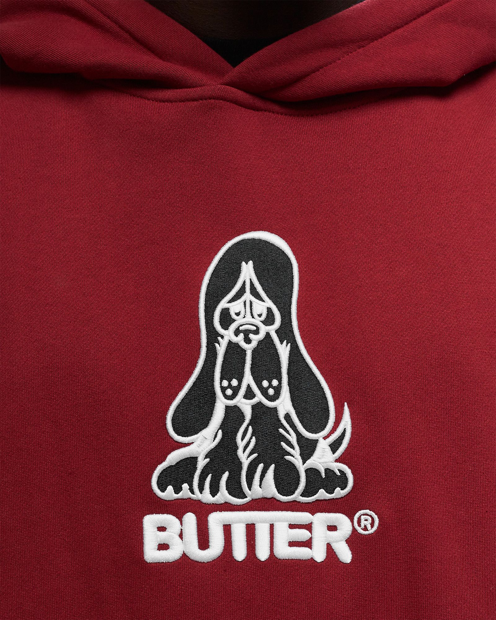 Hound Embroidered Pullover Hood