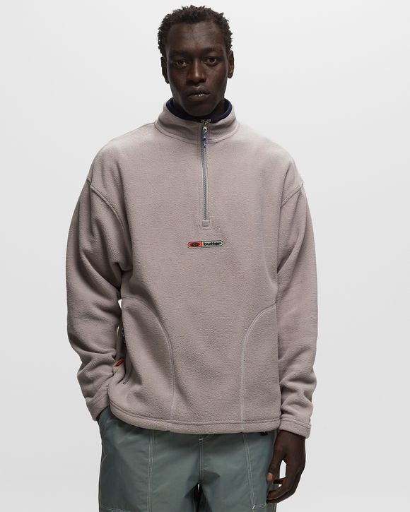 Butter Goods Pitch ¼ Zip Pullover Grey - grey