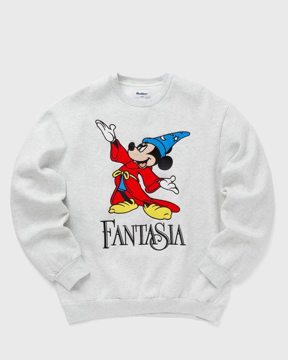 Butter Goods x Disney Fantasia Crewneck Sweatshirt Grey | BSTN Store