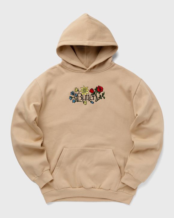 Floral Embroidered Pullover Hood