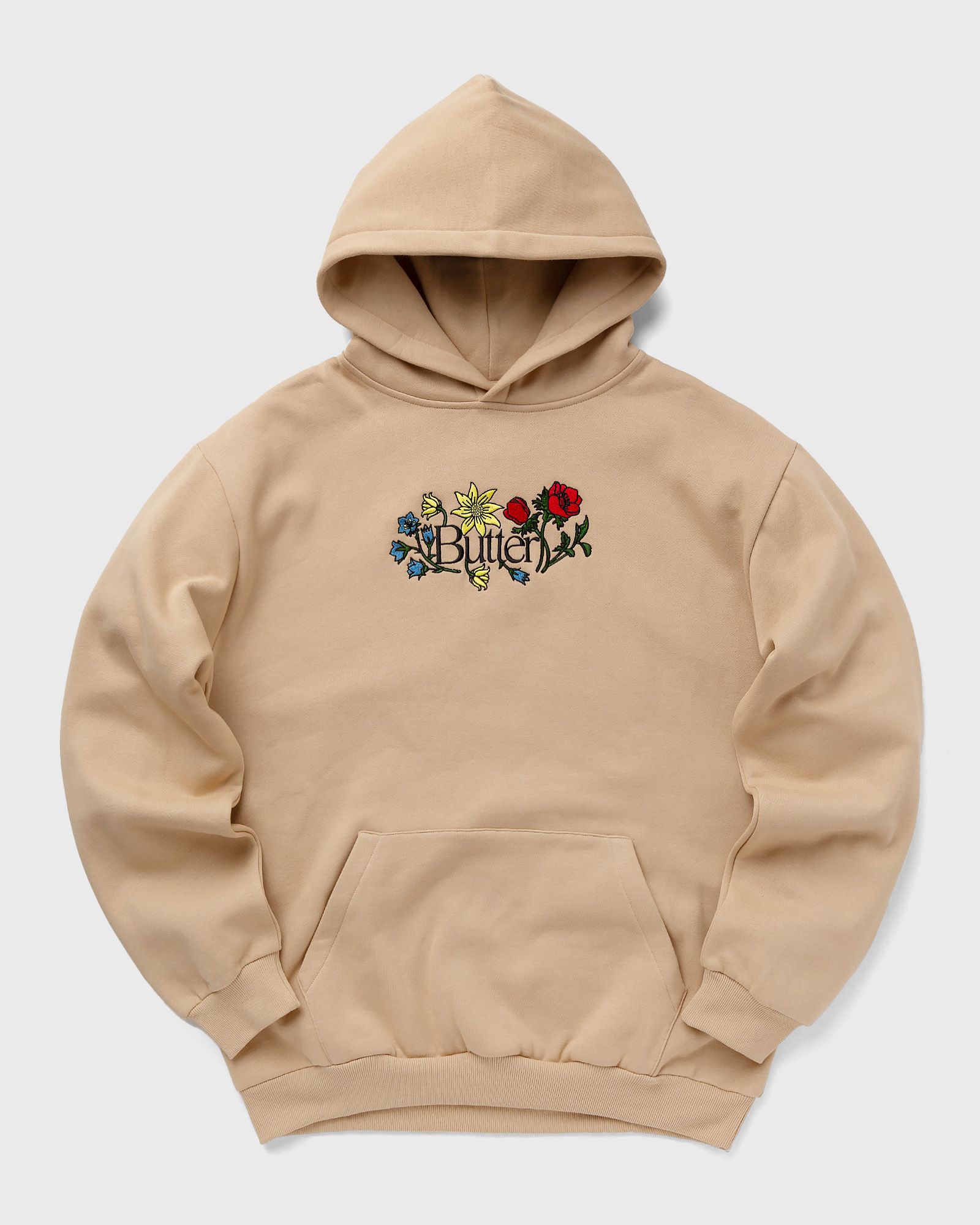 Floral Embroidered Pullover Hood