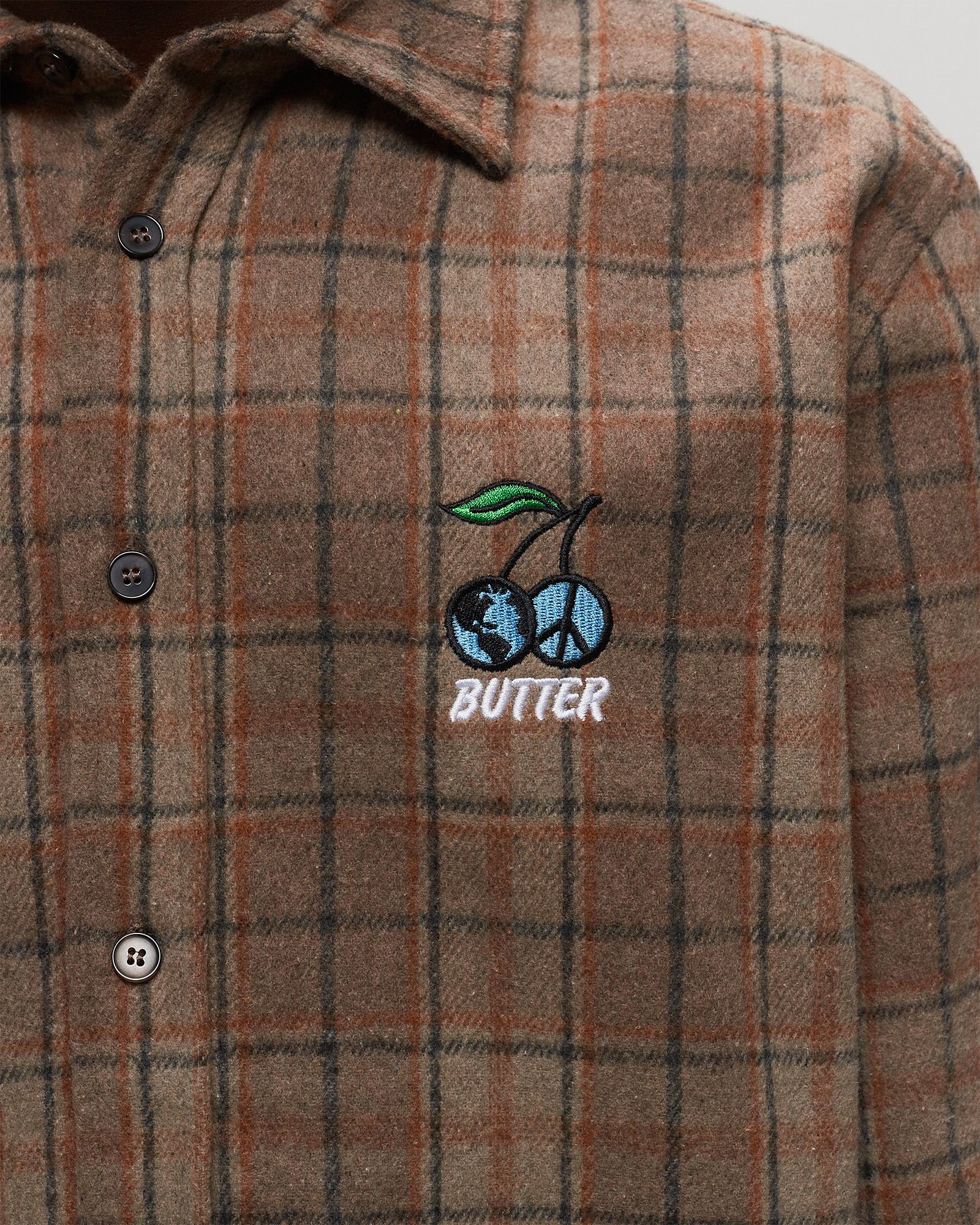 Cherry Flannel Shirt