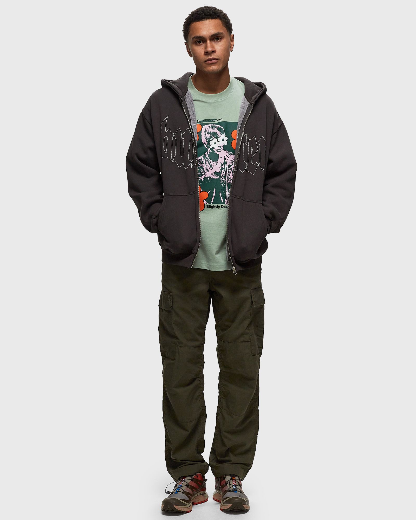 Cropped Zip-Thru Hood