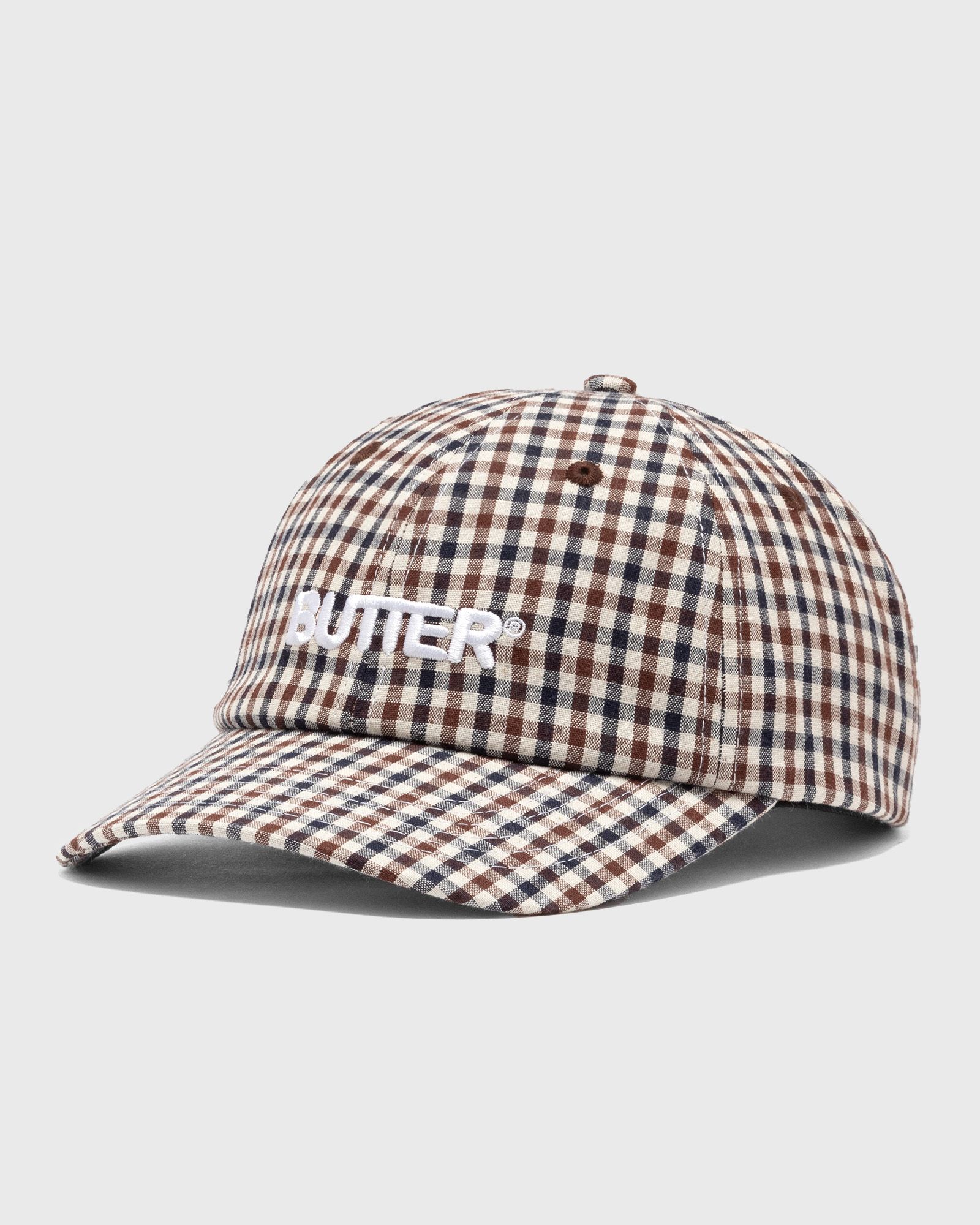 Gingham 6 Panel Cap