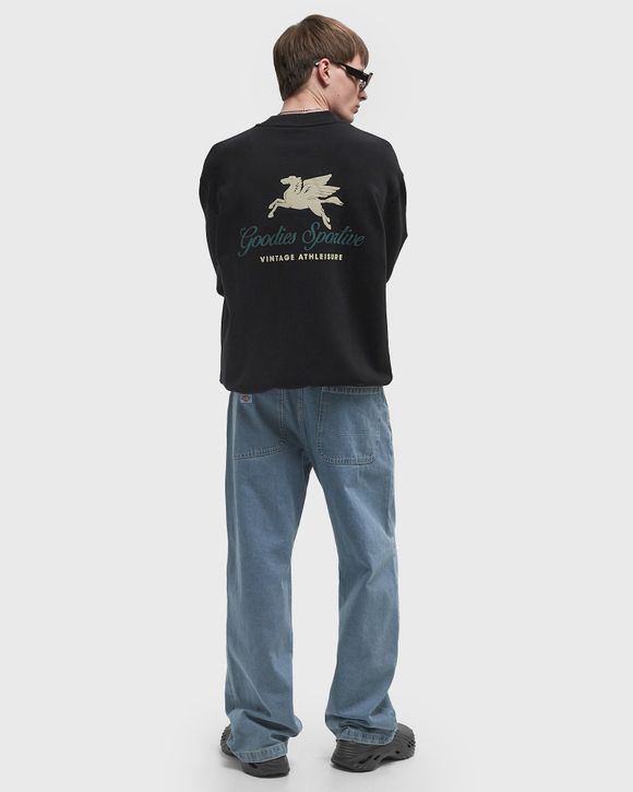 Thumbnail - 550GMS PREMIUM  BLACK CREWNECK PUFF PRINT