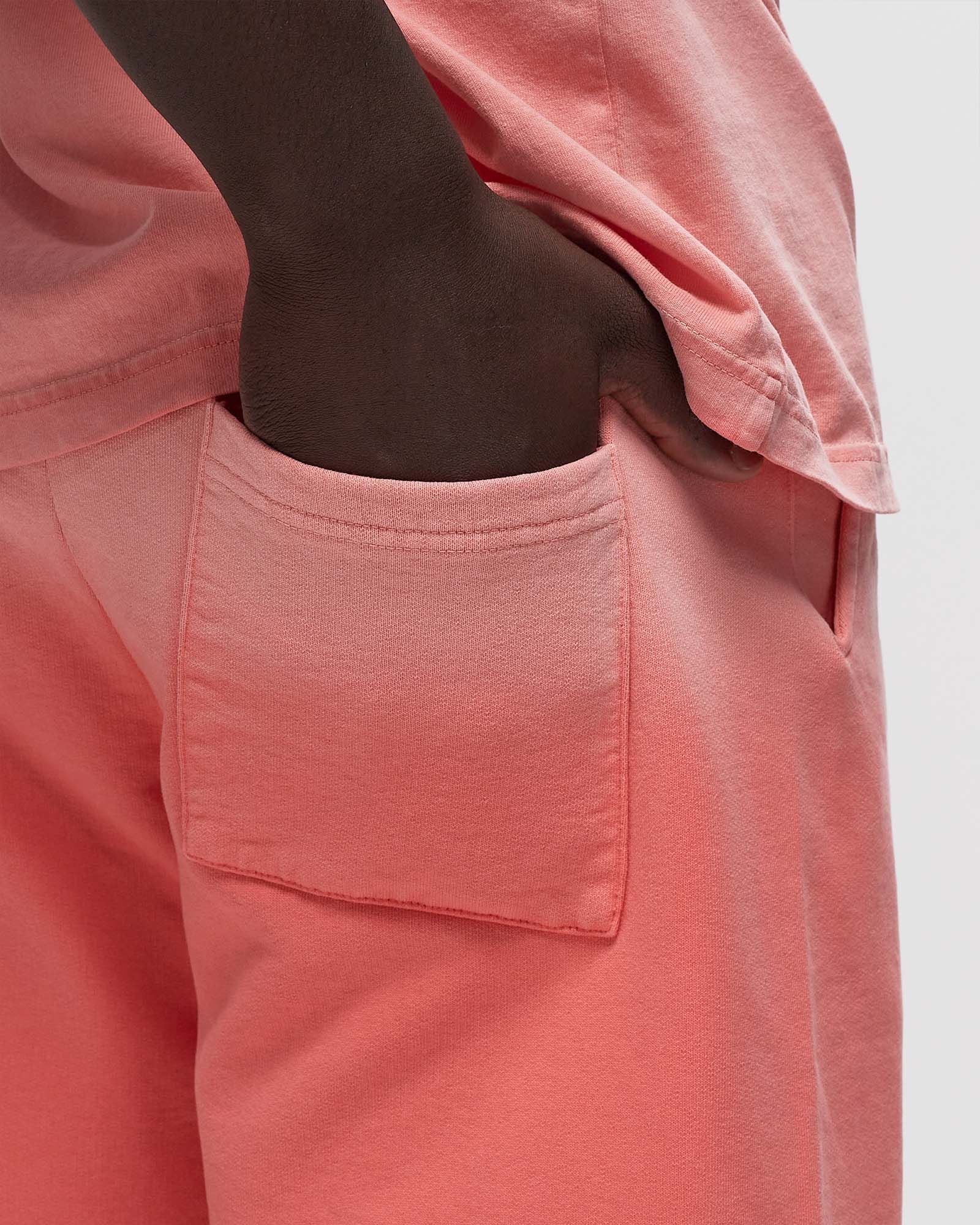 Serif Logo Embroidered Sweatpants Dip Dye