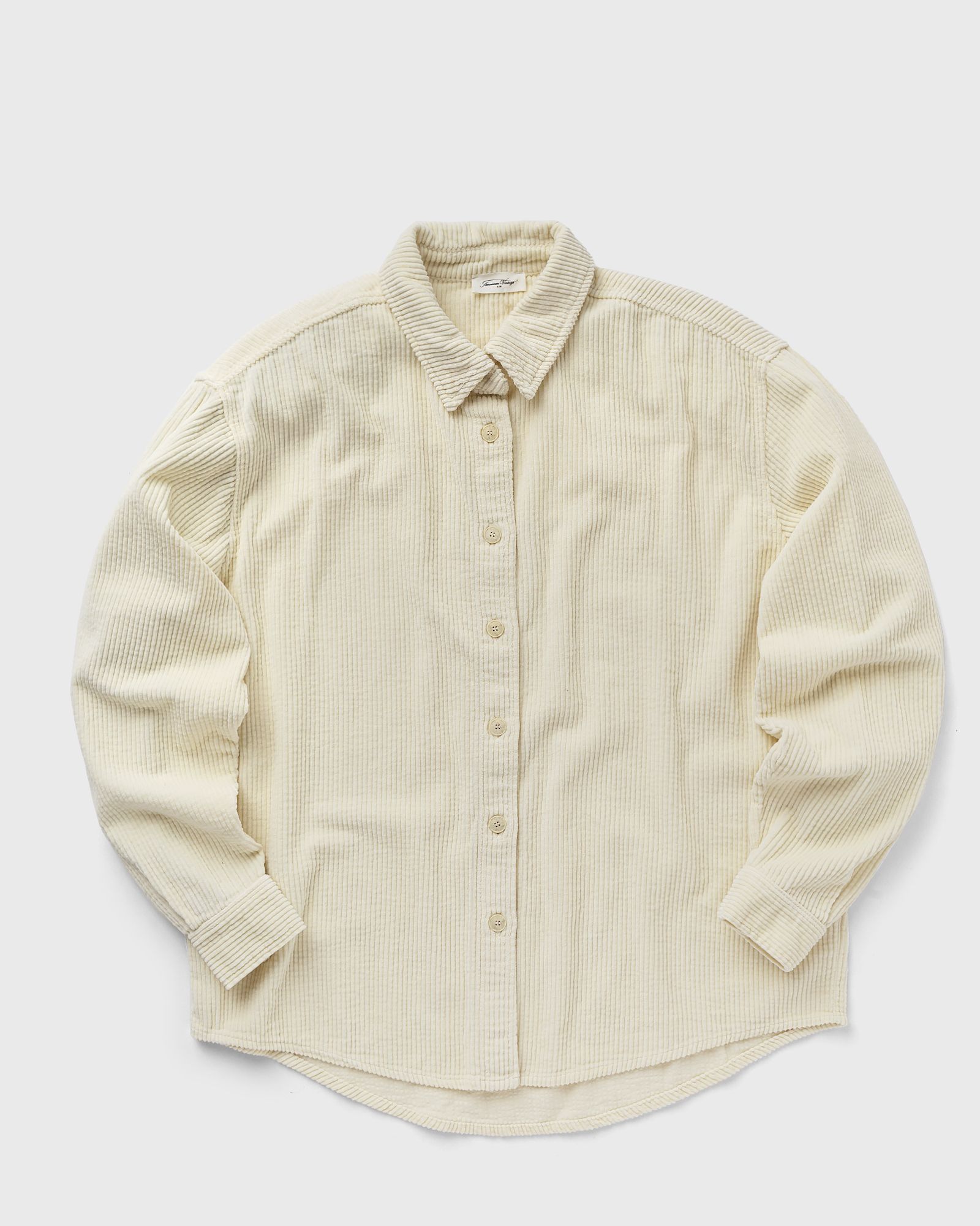 American Vintage - chemise ml col boutonne women shirts & blouses white in größe:m/l