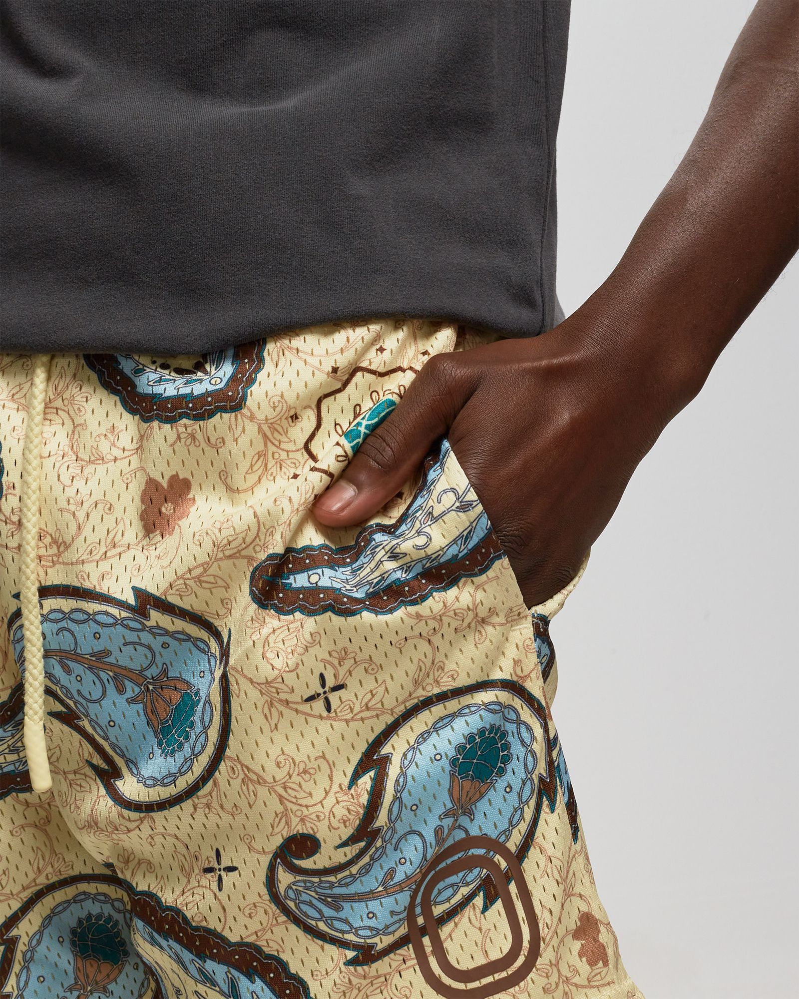 Paisley Hoops Shorts