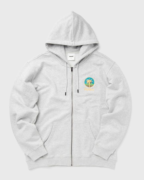 Patta Basic Waffle Zip Hooded Sweater (Melange Grey)