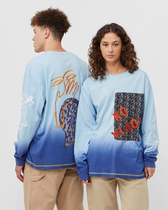 SADIE LASKA DIP DYED OVERSIZED LS TOP