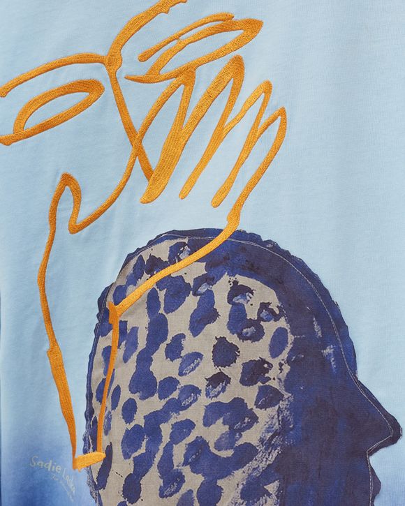 SADIE LASKA DIP DYED OVERSIZED LS TOP