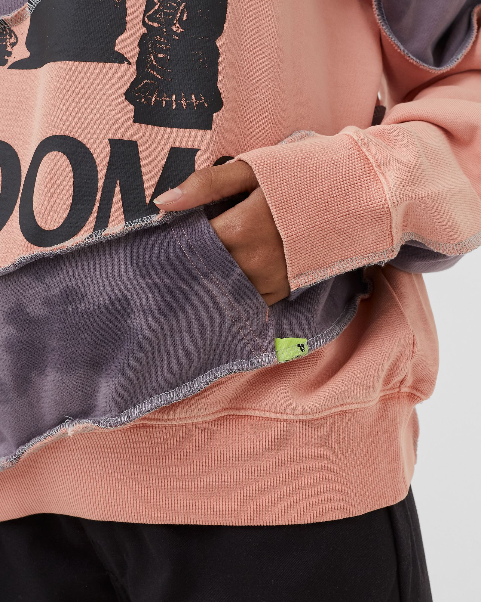 SPIRAL UPCYCLE CREW NECK SWEAT